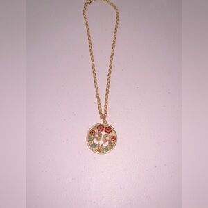 Vintage Simmons Floral Necklace